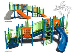 kids swing, Slide, Jungle gym, indoor swing, gazebo, bench, guard room