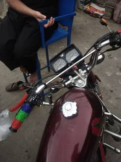 125 bike 2023 model with Peshawar number in good condition in