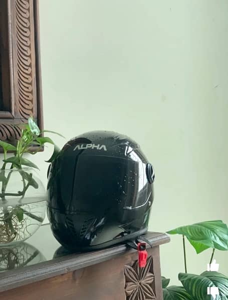 Black Helmet with Black Visor 1