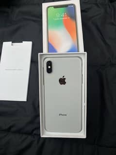 Apple iphone x 64gb pta 10/10 with box exachange with 11 xr or 11 pro