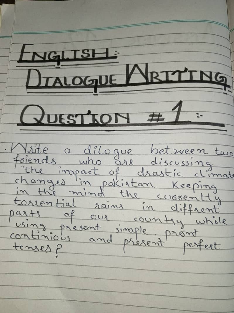 Handwriting assessment 1