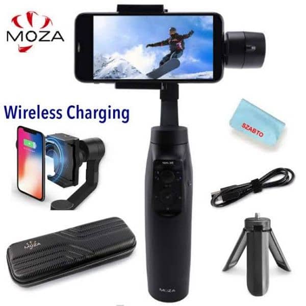 Moza Mimi Gimbal built in wifi charger for all kinds of smart phones 0