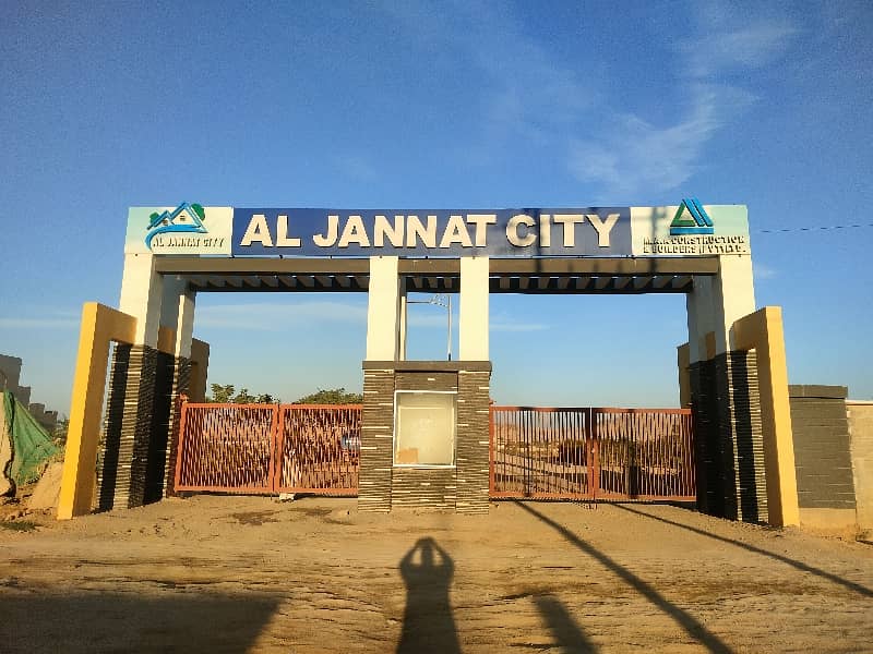 150 Sq Yard Commercial Plot For Sale at Al Jannat City Near Karachi Ijtama Gah. 0