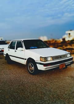 Toyota Corolla 1986 gl saloon exchange for Mitsubishi or big car 0