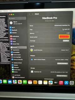 MacBook Pro M2 2022 touchbar