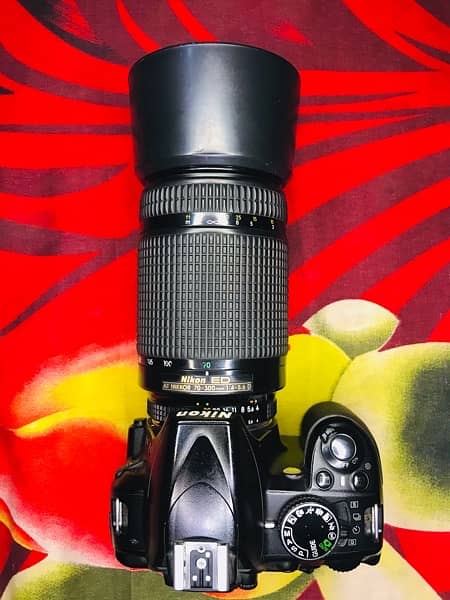 Nikon D3100 with  70-300mm manual Lens with other accessories 4