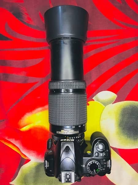 Nikon D3100 with  70-300mm manual Lens with other accessories 6