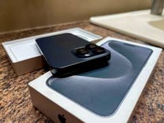 Apple iPhone 15 Pro Max Black Titanium Physical Sim Variant[Low Cycle]