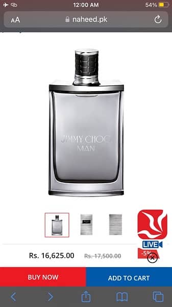 “Jimmy Choo Man” Original Perfume for Men. Made in France. 2