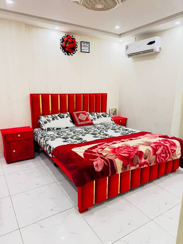1 bed daily basis laxusry apartment short stay and full day available for rent in bahria town 0