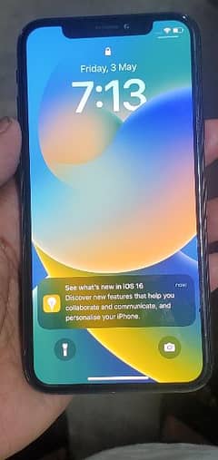 iPhone x 256gb PTA APPROVED just miner dout air tite phone