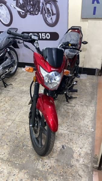 SUZUKI GR 150 RED/BLACK 2024 ZERO METER WITH JUMBO PACKAGE 3