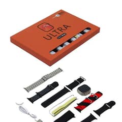 Ultra smart watch with 7 straps