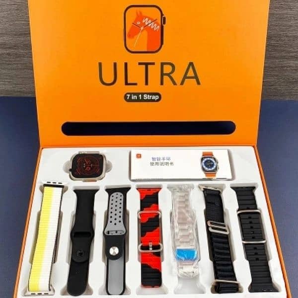Ultra smart watch with 7 straps 1