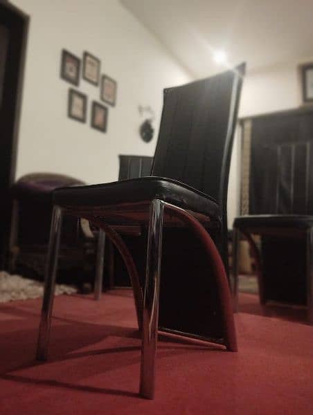 Room chairs set of 6 [steel chairs] 1