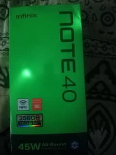 Infinix hot 40 just boxed open