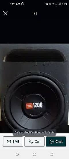 JBL woofer new condition