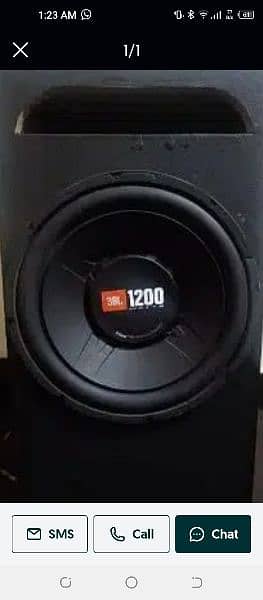 JBL woofer new condition 1