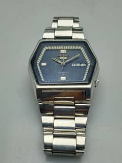 Vintage Seiko 5 Automatic 6309-513A Day/Date Watch