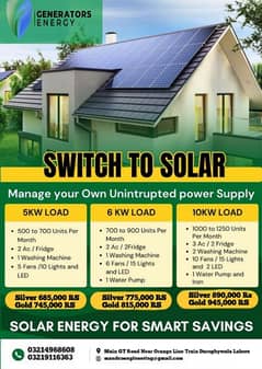 Solar System Complete installation 3kw to 50kw Best Packages