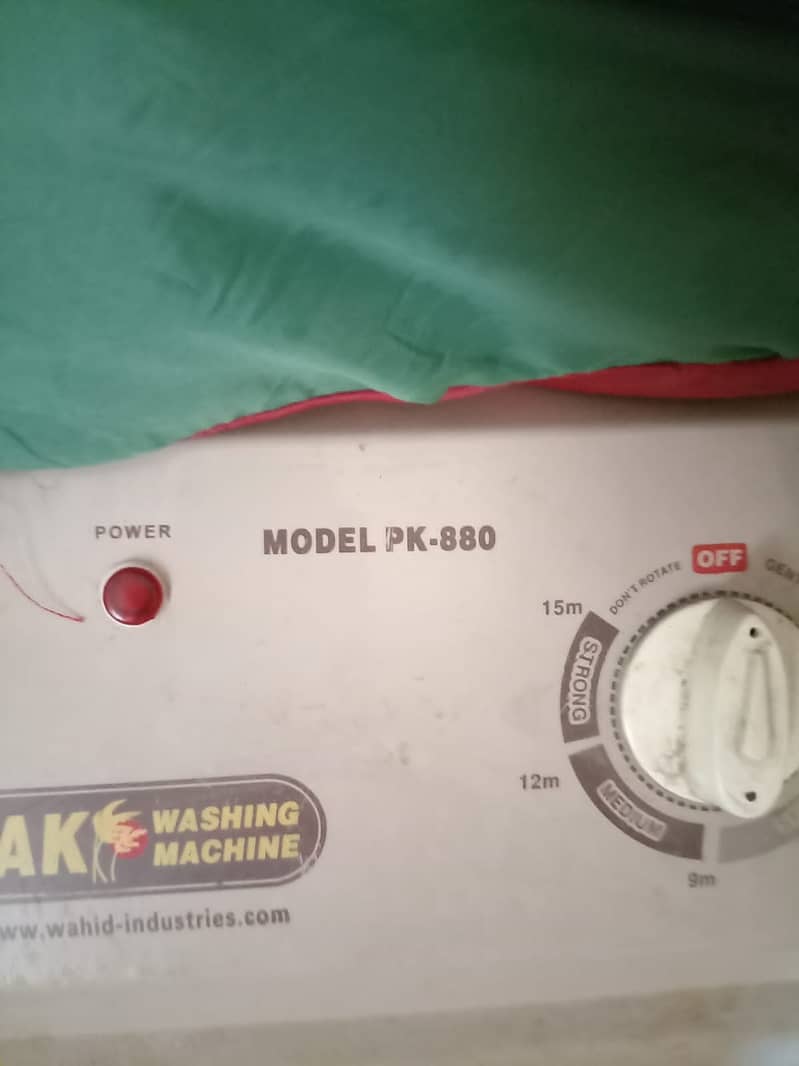 1 Pak washing machine Model PK-880 and one Pak Dryer machine PK-388 0