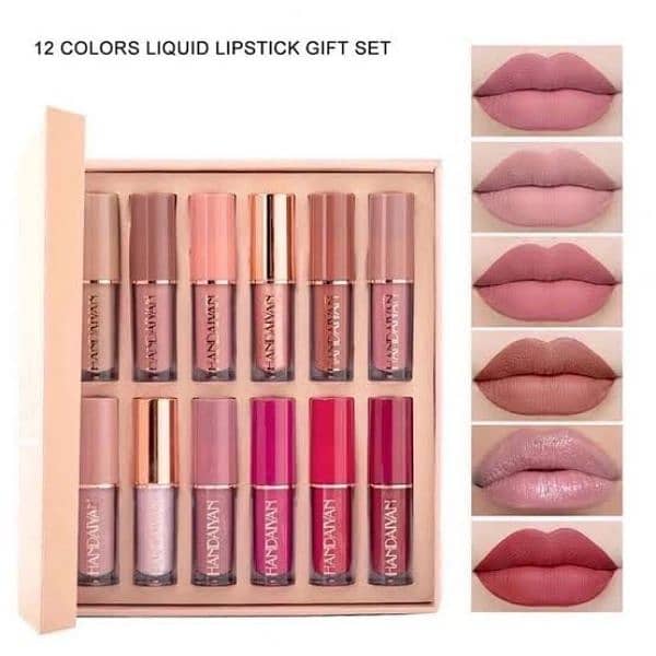 pack of 12 color matte liquid lipstick (lipgloss) 0