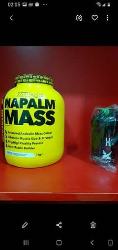 Nutrition fuel offers 100%orignal Napalm mass with free shaker 3kg