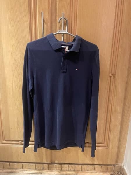 tommy hilfiger full sleeves polo 1