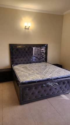 bed set + dresser + mirror + matress