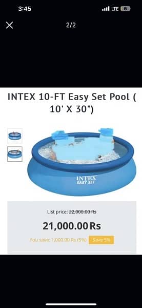INTEX large pool 1