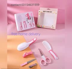5 pieces baby  grooming care kit