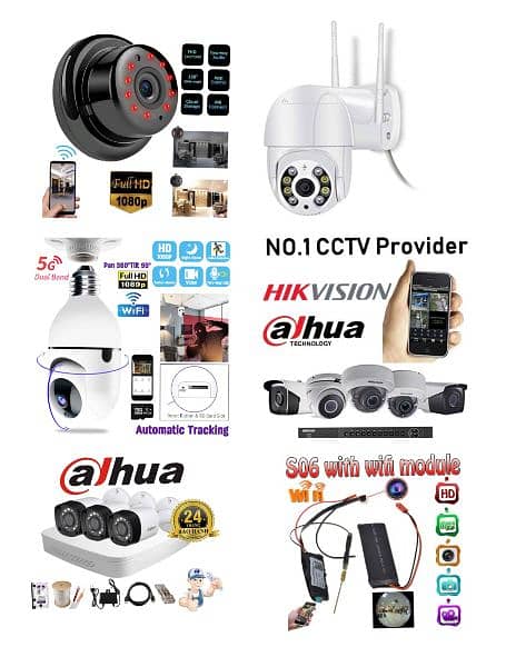 cctv camera/ wifi smart mini camera/ security camera dahua hikvision 0