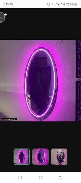 pink neon selfie acrylic mirror for room wall ! only delivery 1