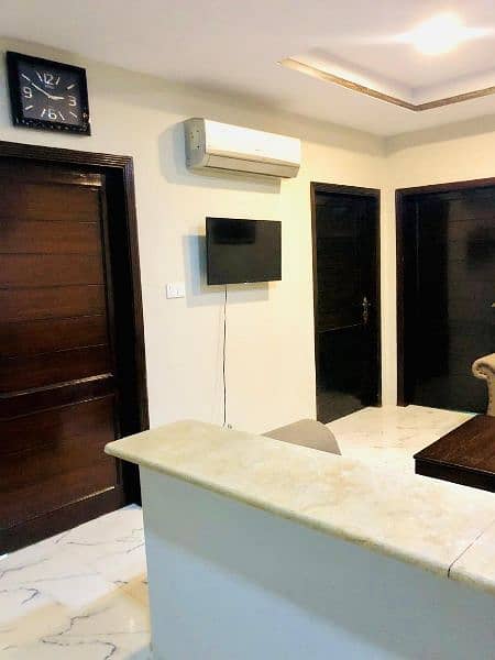 E-11 Save sequre Daily basis 1bed Flat fully furnished available rent 2