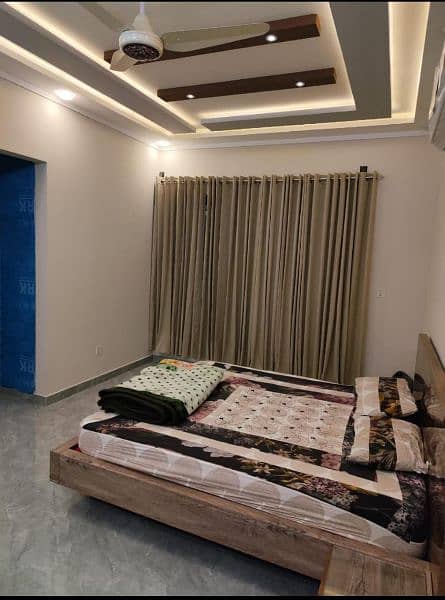 E-11 Save sequre Daily basis 1bed Flat fully furnished available rent 13