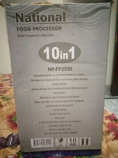 For sale National plus Food processor Multi preparation machine