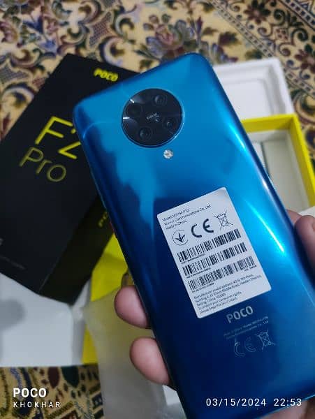 Xiaomi Poco F2 Pro special edition 5G 8+5=13/256 GB with complete box 11