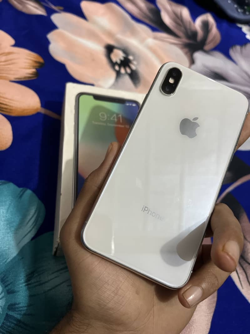 Iphone x 256gb pta approved with box 5