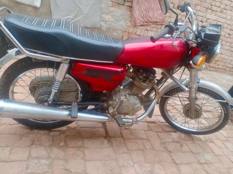 Honda 125 baick Red color 6 model documents complete 5