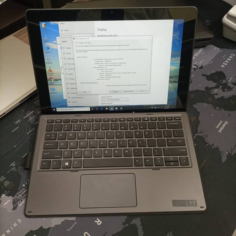 HP Pro X2 612 G2 Tablet intel Core i5 7th Gen 8GB Ram 256 GB SSD 10