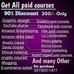 All paid courses At high discount