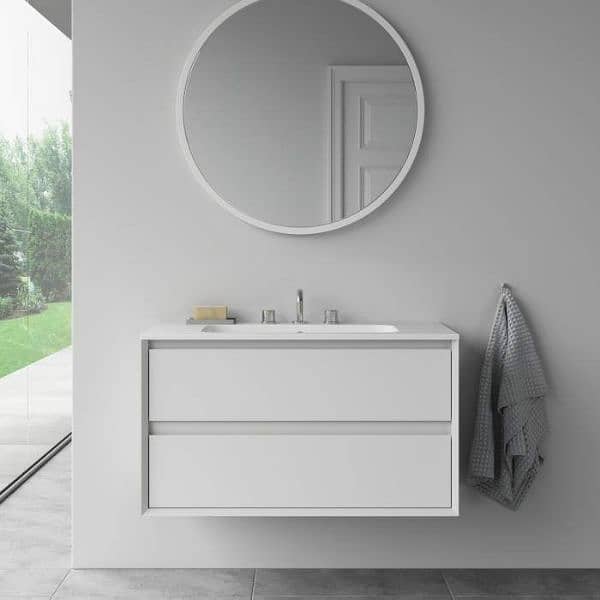 Bath vanity/ bathroom sink with cabinet/PVC vanity/ best quality 3