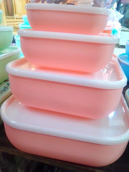 Beautiful 4 in 1 bowl set / Food container 5