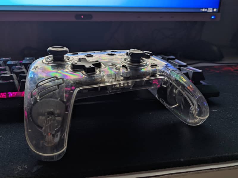 YS10 Wireless Controller Nintendo Switch Clear Transparent 9