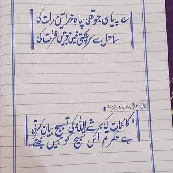 Urdu Writing Assignment 1