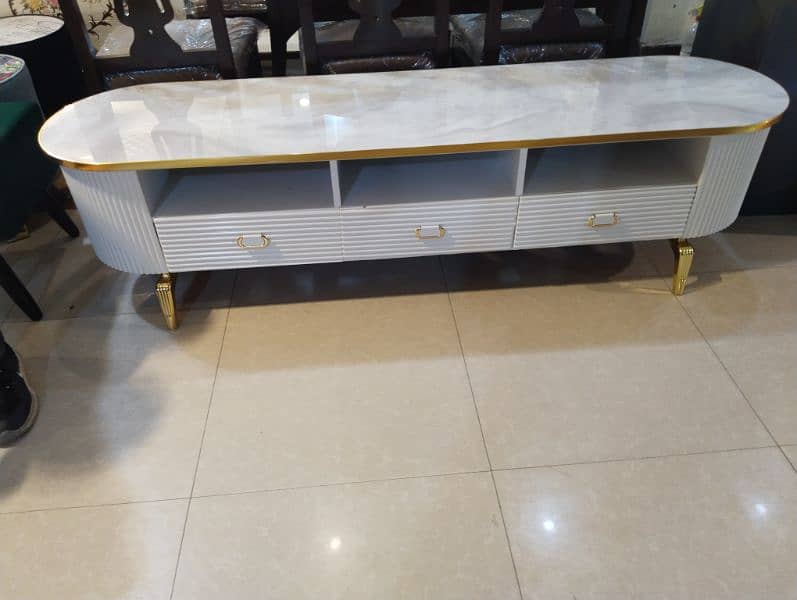 led rack console TV table 1