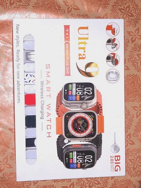 Ultra 9 smart watch with protector 0