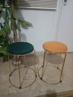 Pair of beautiful and elegant fancy stools