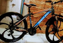 bicycle impoted ful size 26 inch saimano gears disk brake and shock