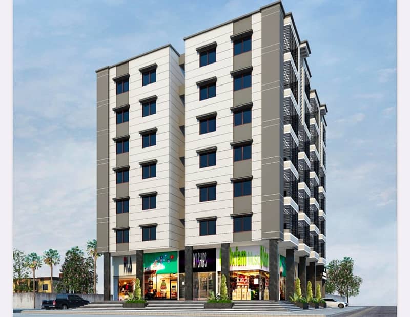 330 sq ft shop / showroom for sale in saima green valley 1
